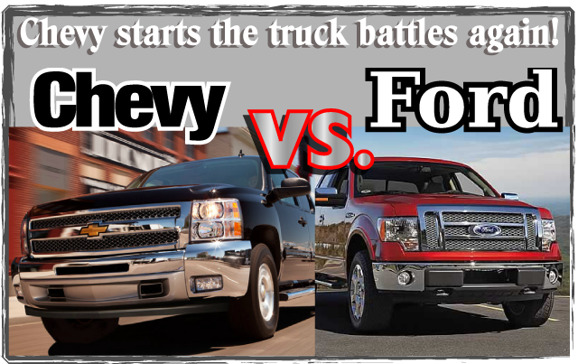 Chevy vs ford pictures